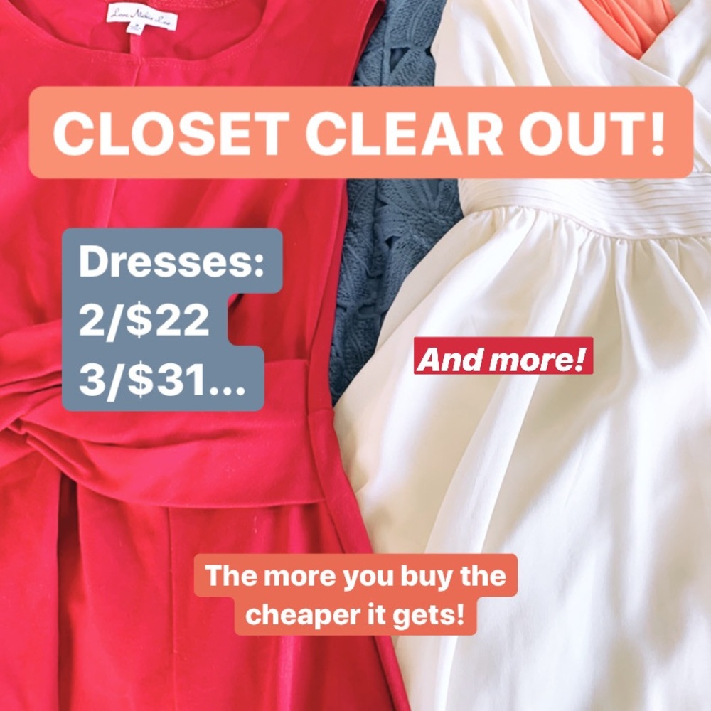 CLOSET SALE! Major moving sale💕